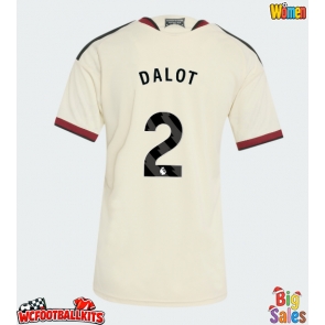 Manchester United Diogo Dalot #2 Replica Third Stadium Shirt for Women 2026-27 Short Sleeve